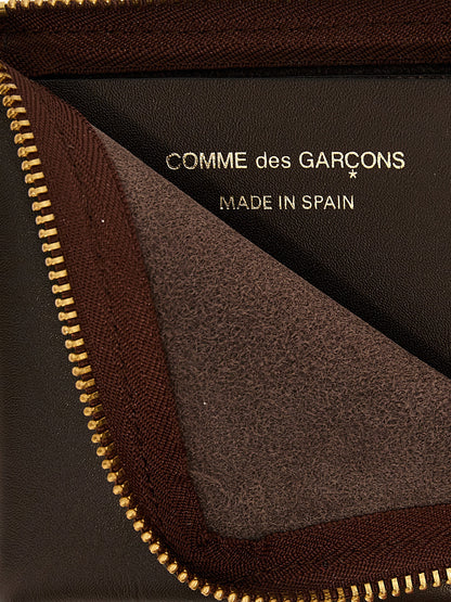 Comme Des Garçons Brown Cowhide Cardholder