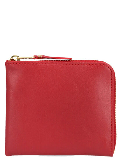 Comme Des Garçons Red Calfskin Cardholder