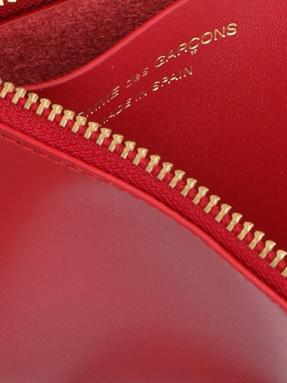 Comme Des Garçons Red Calfskin Cardholder