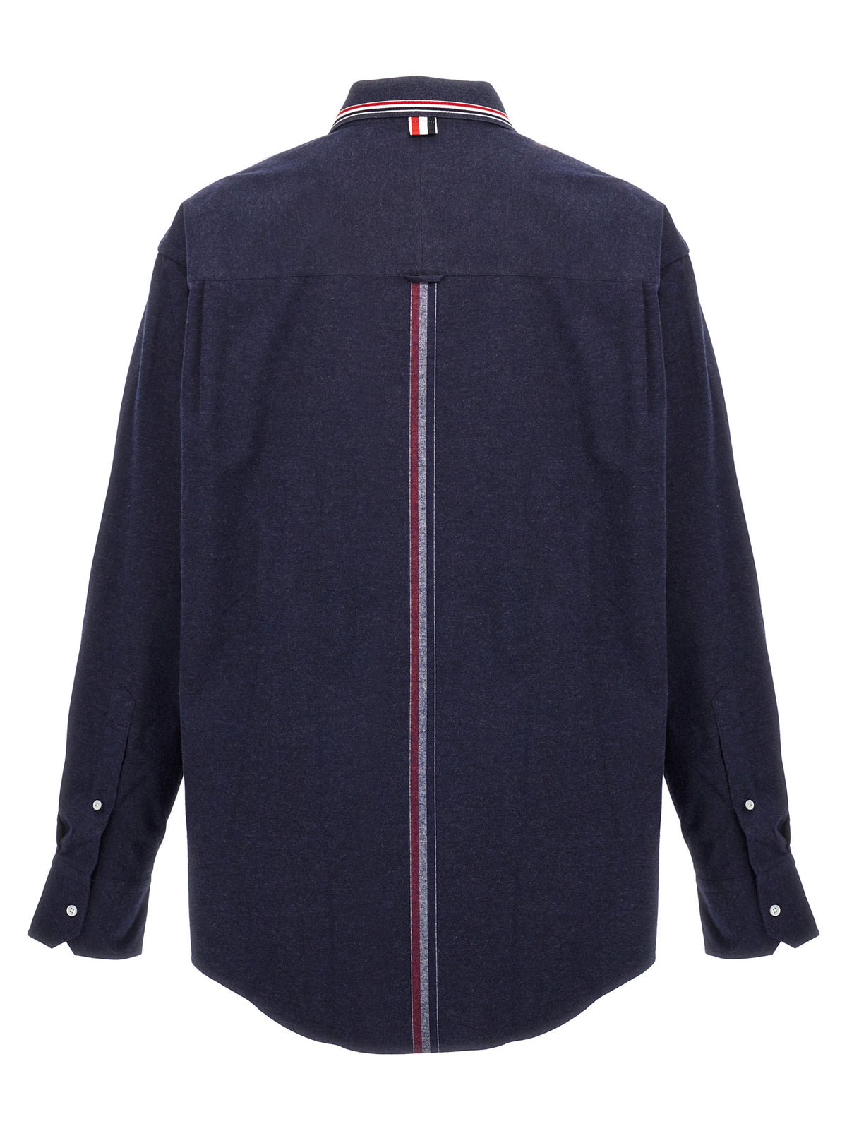 Thom Browne Blue Cotton Blouse