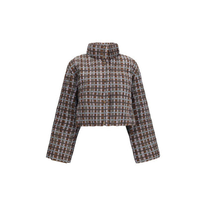 Gongdid Design Brown Goose Down Full-Length Jacket