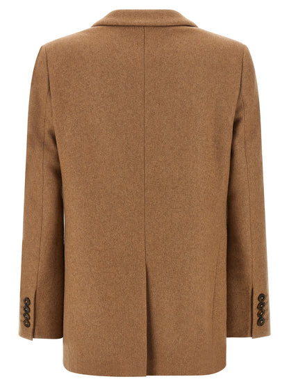 Blazé Milano Beige Virgin Wool Blazer