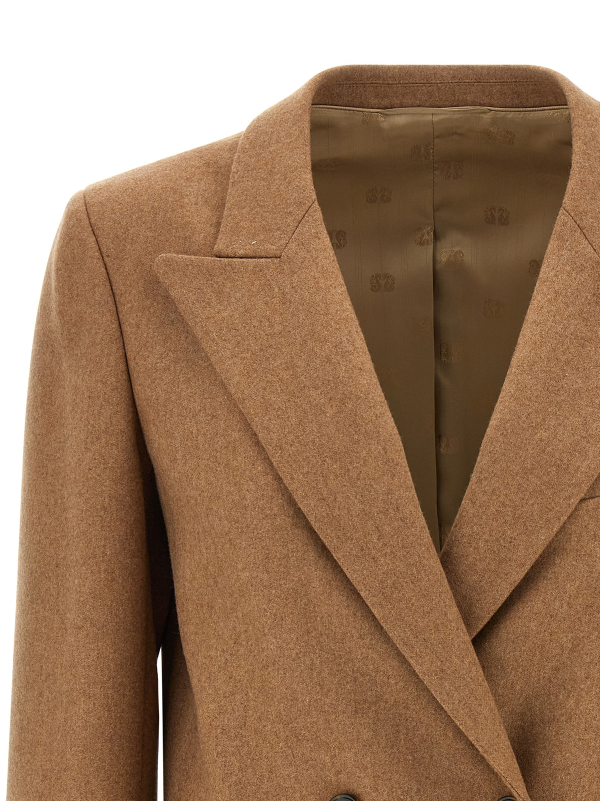 Blazé Milano Beige Virgin Wool Blazer