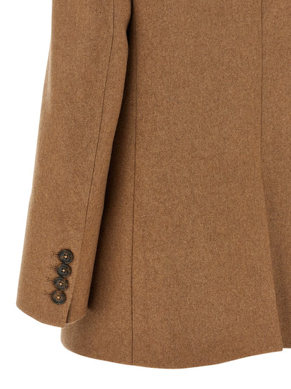 Blazé Milano Beige Virgin Wool Blazer