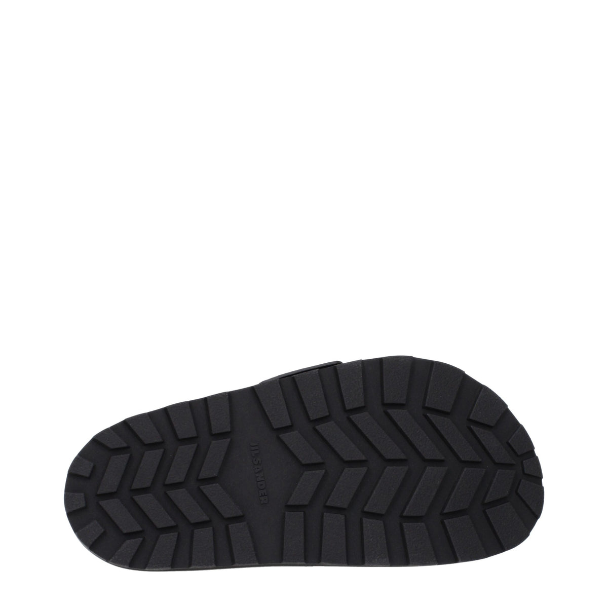 Jil Sander Black Leather Slippers