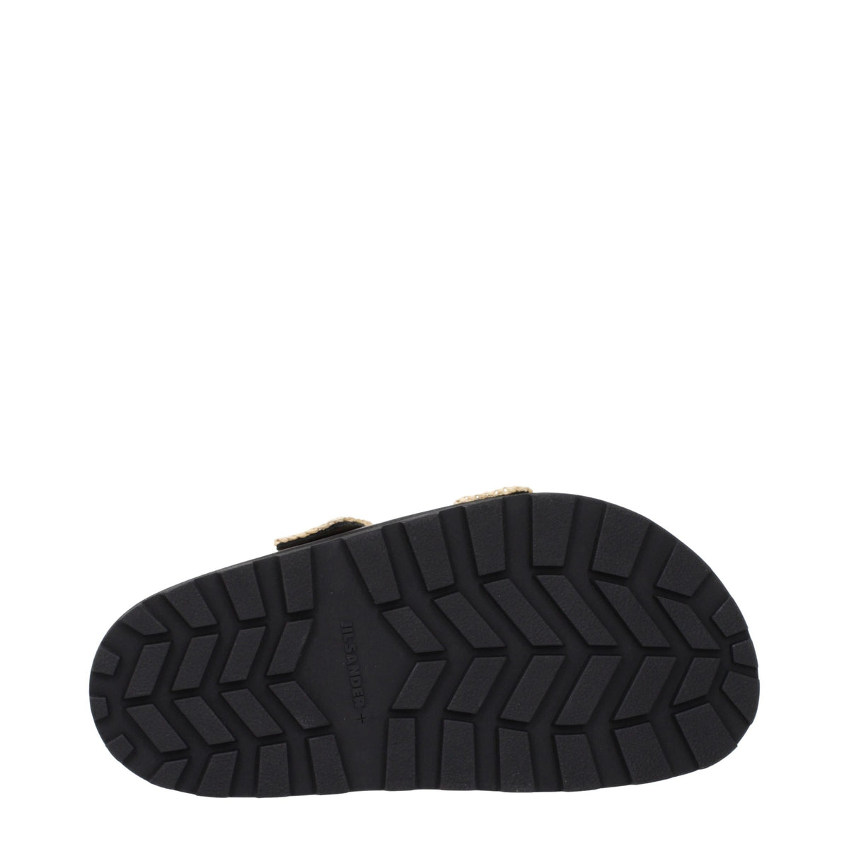 Jil Sander Beige Raffia Slippers