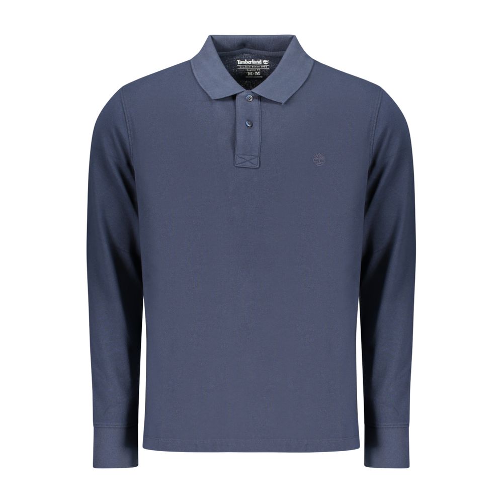 Timberland Blue Cotton Polo Shirt