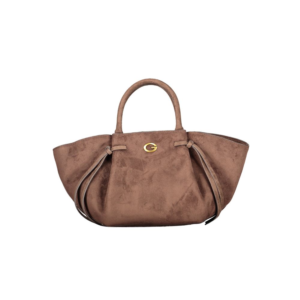 Guess Jeans Brown Polyester Handbag