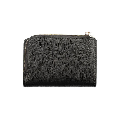 Cardholder Wallet by Guess Jeans for women in polyethylene black showcases a distinguished silhouette, artfully capturing the essence of the distinguished Amorette Polyethylene Cardholder Wallet design with functional card-organization coin-purse.