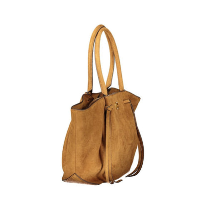 Guess Jeans Brown Polyester Handbag