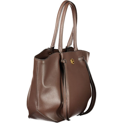 Guess Jeans Brown Polyethylene Handbag