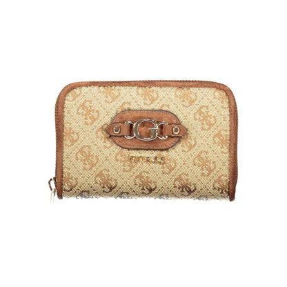 Guess Jeans Beige Polyester Wallet