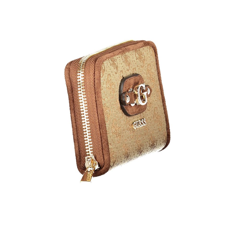 Guess Jeans Beige Polyester Wallet