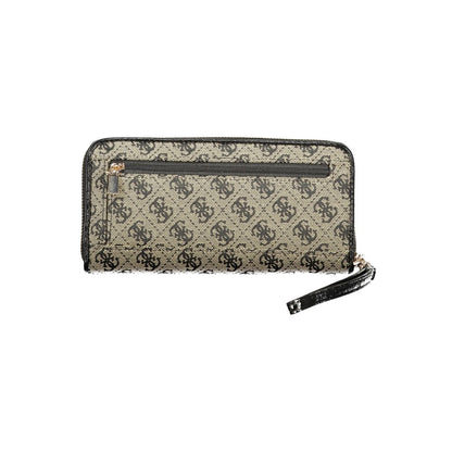 Guess Jeans Black Polyester Wallet