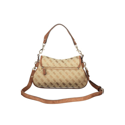 Guess Jeans Beige Polyester Handbag