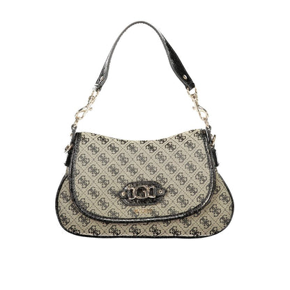 Guess Jeans Black Polyester Handbag
