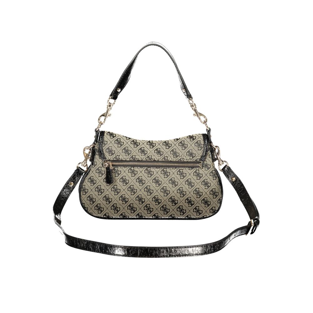Guess Jeans Black Polyester Handbag