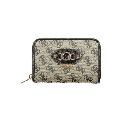Guess Jeans Black Polyester Wallet