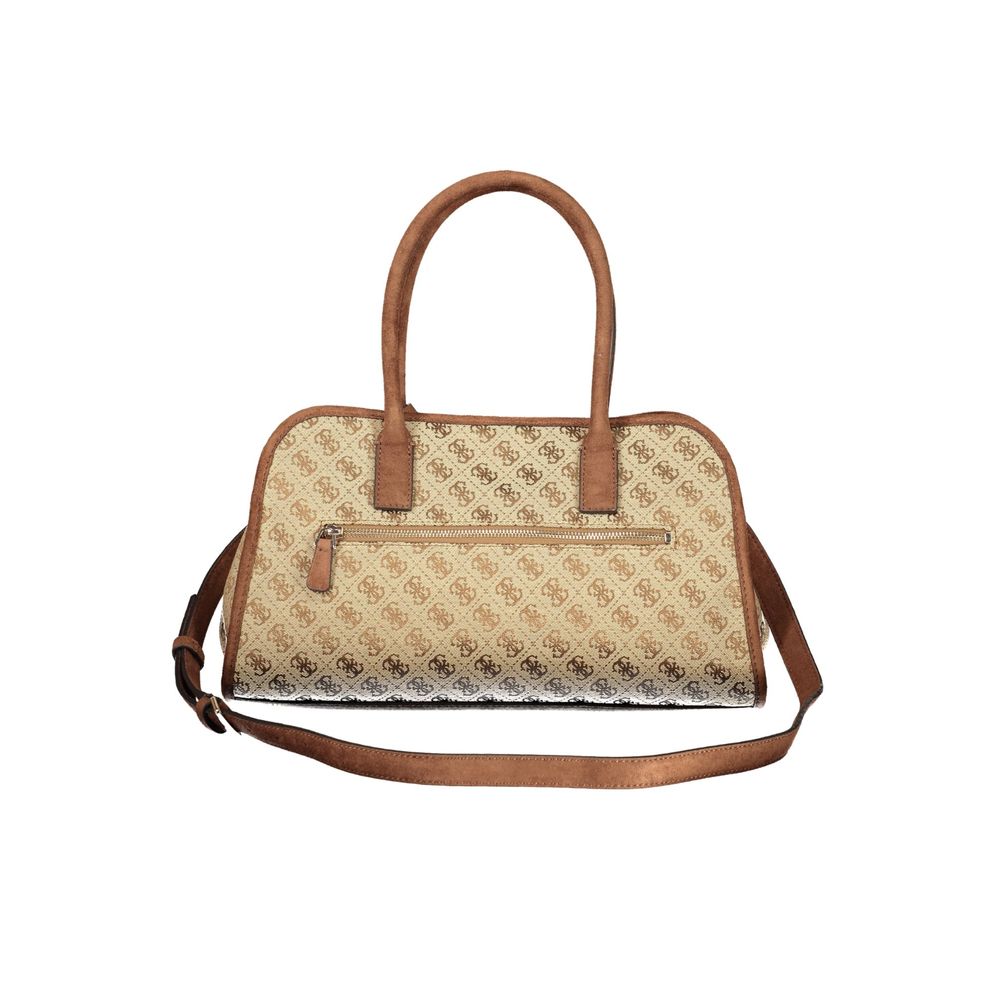 Guess Jeans Beige Polyester Handbag