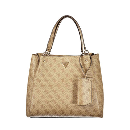 Guess Jeans Beige Polyethylene Handbag