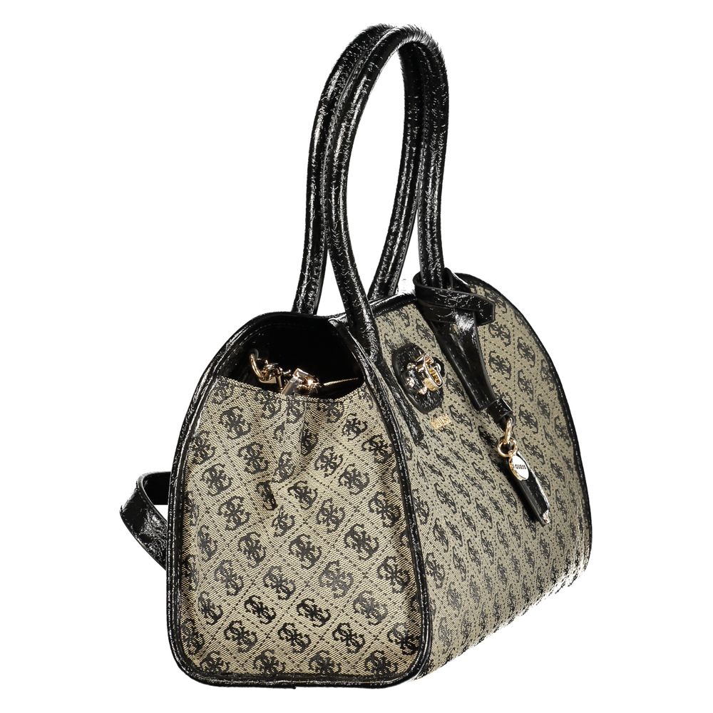 Guess Jeans Black Polyester Handbag