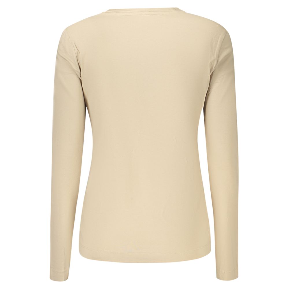 Guess Jeans Beige Cotton T-Shirt