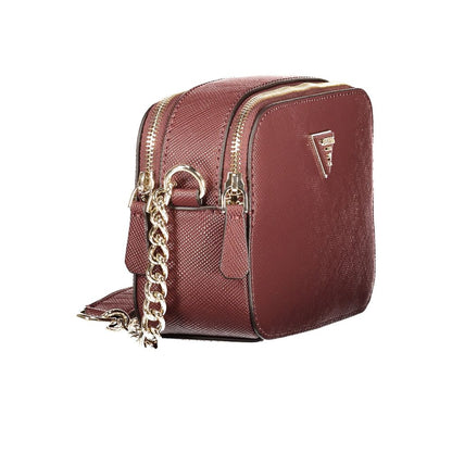 Guess Jeans Brown Polyethylene Handbag