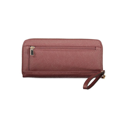 Guess Jeans Brown Polyethylene Wallet