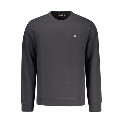 Napapijri Black Cotton Sweatshirt