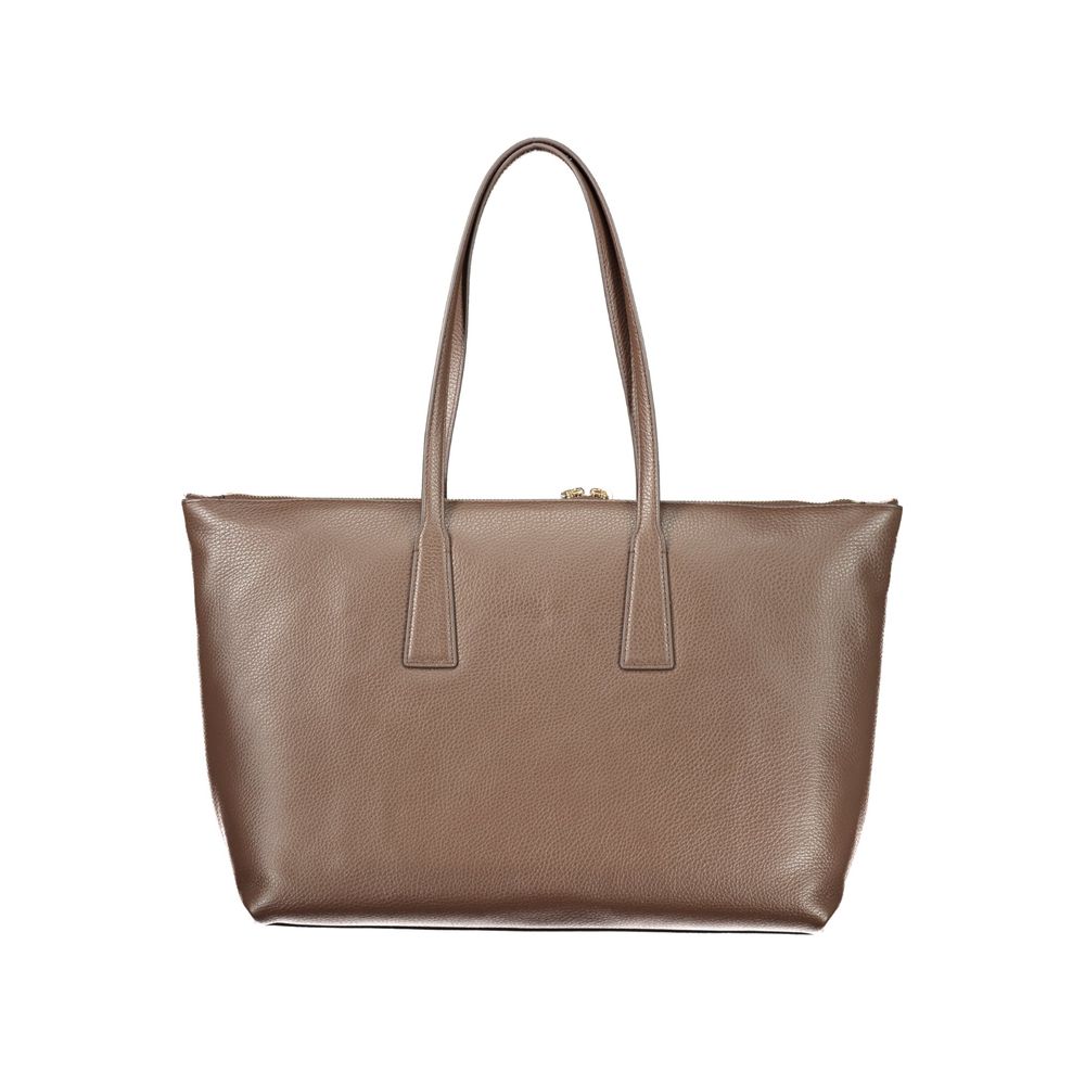 Tote Handbag by Furla for women in leather brown features a refined silhouette, showcasing a secure zipper, organized internal-pockets, and versatile handle for a refined finish.