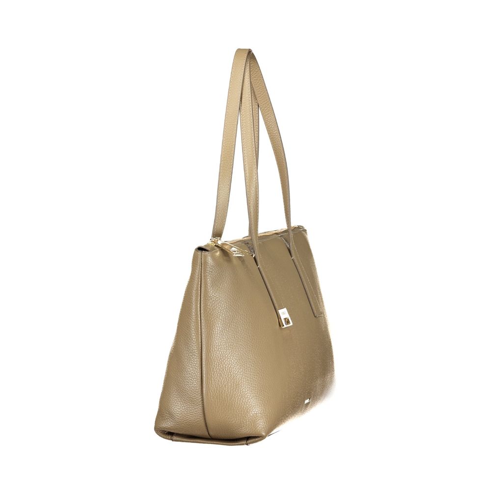 Furla Green Leather Handbag