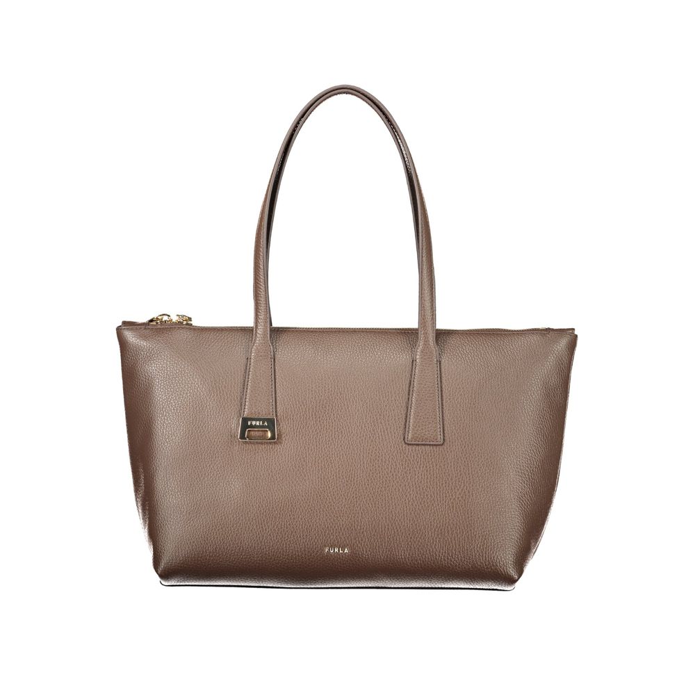 Furla Brown Leather Handbag