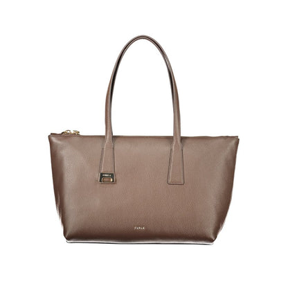 Furla Brown Leather Handbag