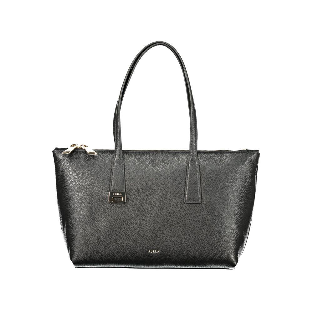 Furla Black Leather Handbag