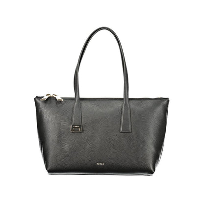 Furla Black Leather Handbag
