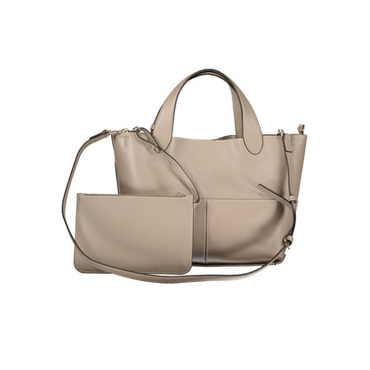 Furla Gray Leather Handbag