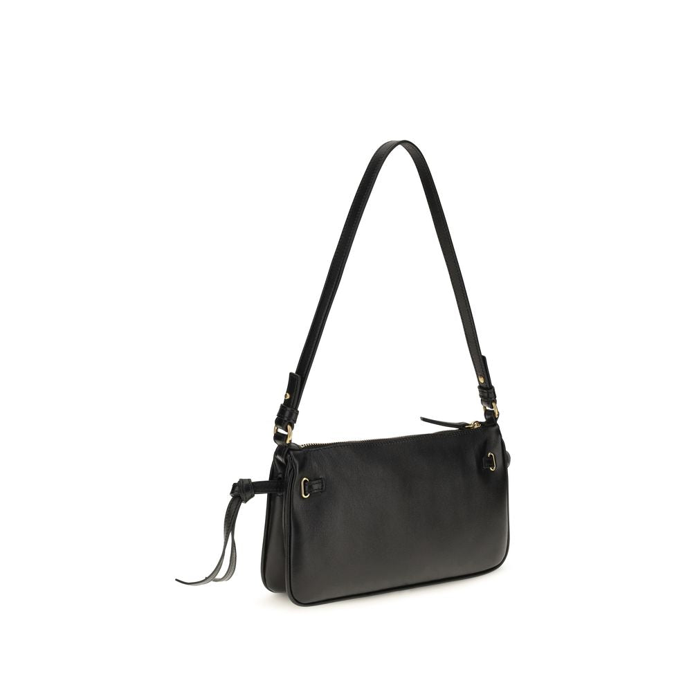 Chloé Paddington Bos Taurus Calf & Lambskin Leather Mini Shoulder Bag - Black Signature