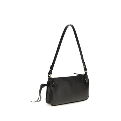 Chloé Paddington Bos Taurus Calf & Lambskin Leather Mini Shoulder Bag - Black Signature
