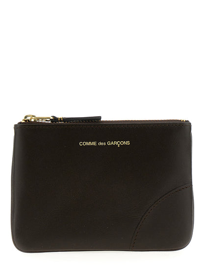 Comme Des Garçons Brown Calfskin Cardholder
