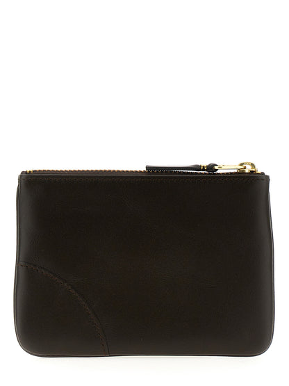Comme Des Garçons Brown Calfskin Cardholder