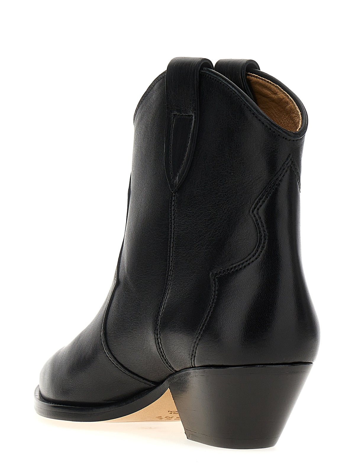 Isabel Marant Black Calfskin Chelsea Boots