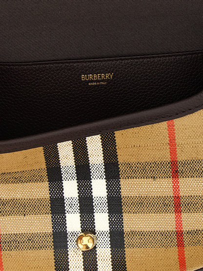 Burberry Multicolor Cotton Shoulder Bag