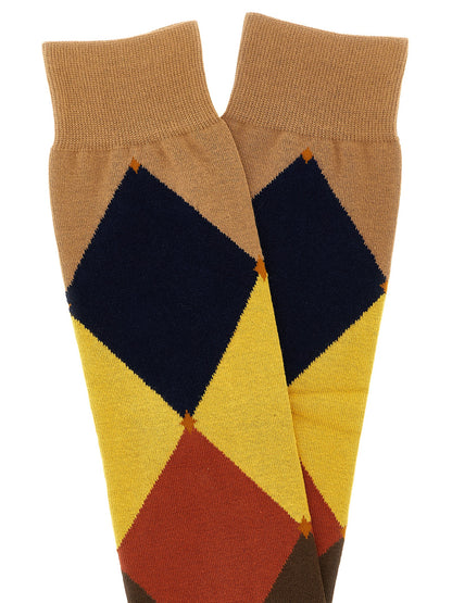 Ballantyne Brown Cotton Socks