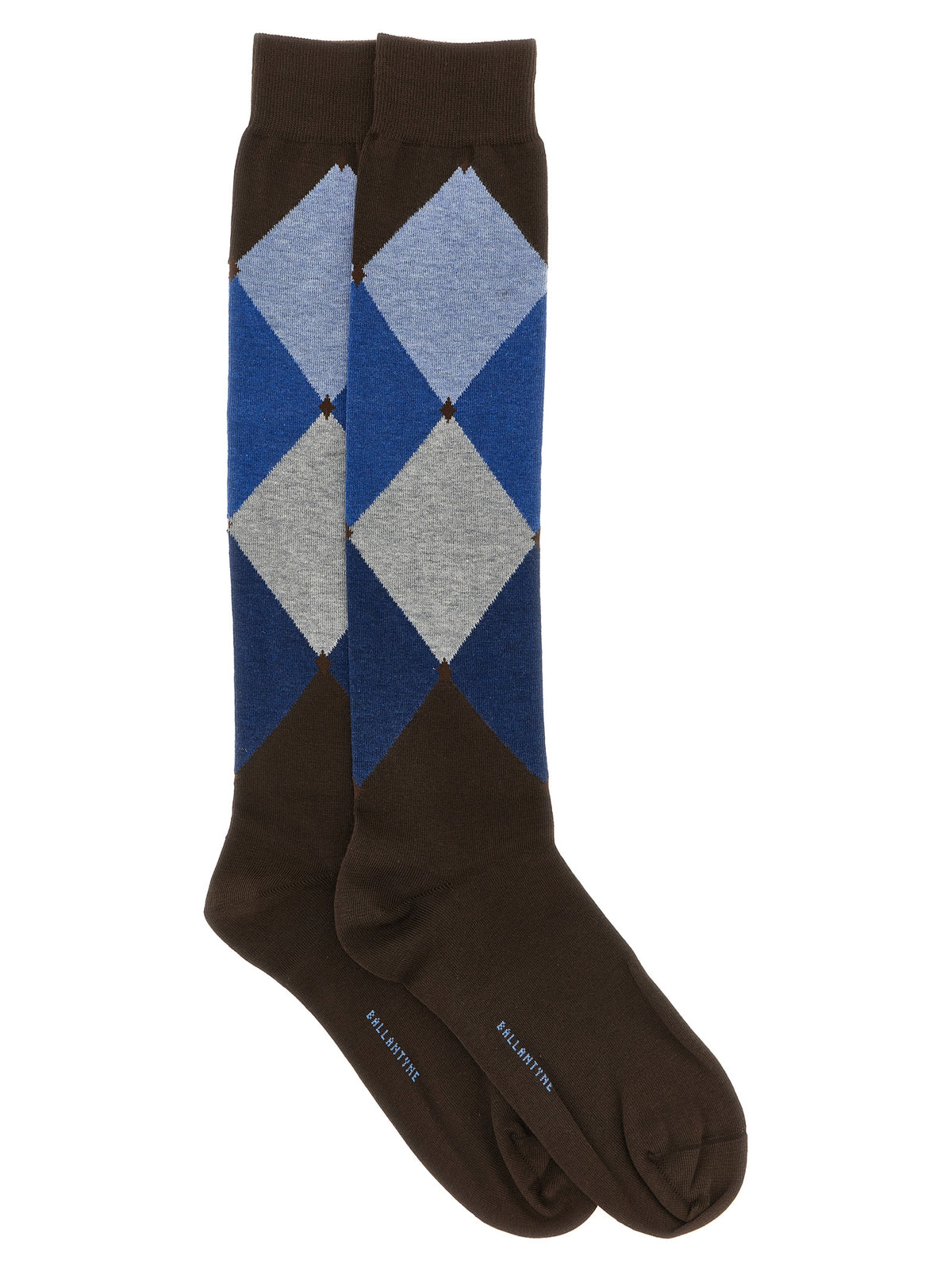 Ballantyne Brown Cotton Socks