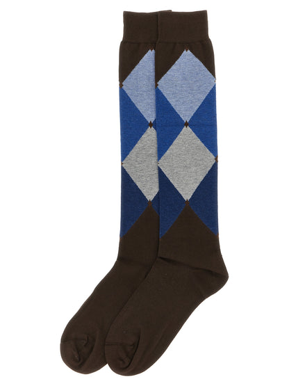 Ballantyne Brown Cotton Socks