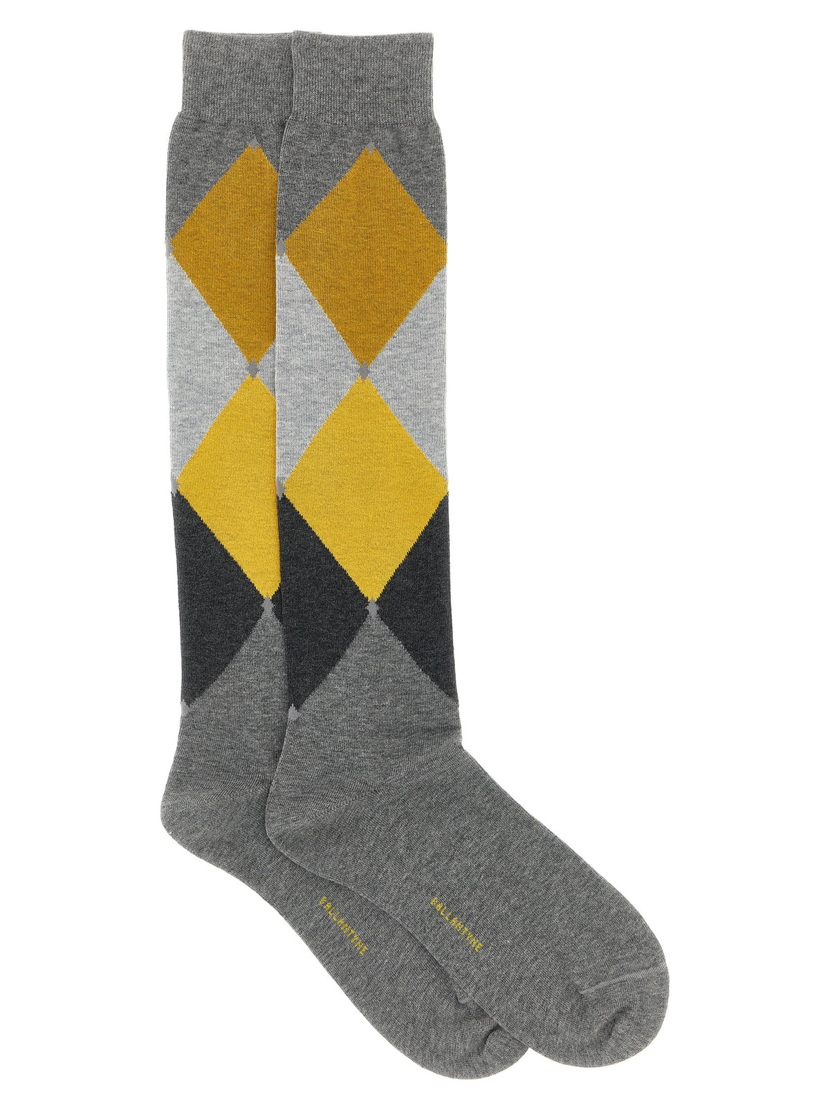 Ballantyne Gray Cotton Socks