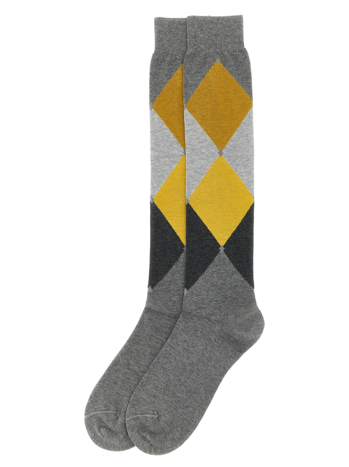 Ballantyne Gray Cotton Socks