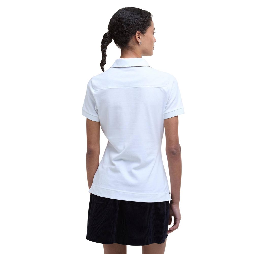 Barbour White Cotton T-Shirt