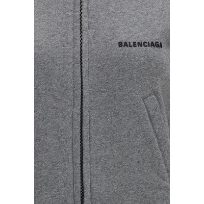 Balenciaga Gray Cotton Sweatshirt