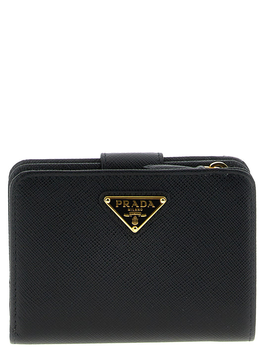 Cardholder Card Case by Prada for women in cowhide black showcases a couture-grade silhouette from the Cowhide Cardholder Card Case collection, highlighting functional card-organization for a couture-grade finish.